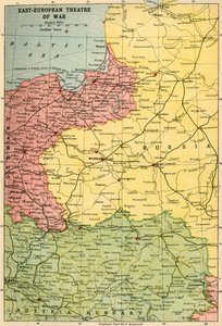 Východoevropské válečné divadlo, 1914-1918, c1920.