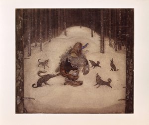 John Bauer, Troll a vlci od John Bauer