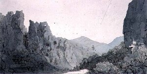 Dovedale, Derbyshire od John Bavistock Knight