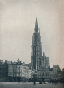 Katedrála Panny Marie, Antverpy, Belgie, c1900 1914-1915