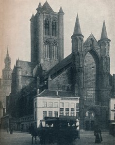 Katedrála sv Bavo, Gent, Belgie, c1900 1914-1915