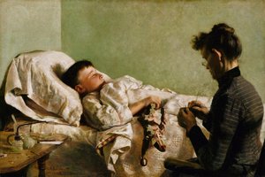 Nemocné dítě, 1893. od John Bond Francisco