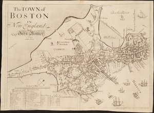 Město Boston v Nové Anglii od John Bonner