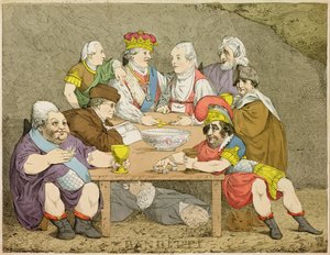 Bandité, 1783 (ručně kolorovaná rytina)