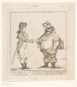Fox a princ z Walesu, 1783 Falstaff a jeho princ (titul na předmětu)