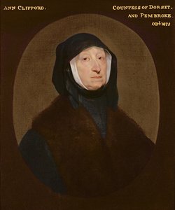 Lady Ann Cliffordová, hraběnka z Dorsetu a Pembroke († 1675) od John Bracken