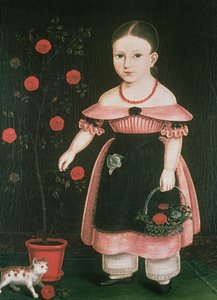 Holčička v levanduli, kolem roku 1840