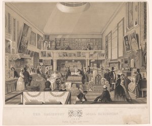 Místní výstava Interieur van de Law Court tijdens de Salisbury, 1852 Místní výstava v Salisbury 1852. Deska II, Soudní dvůr (název na předmětu) od John Brandard