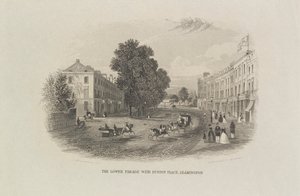 The Lower Parade s Euston Place, Leamington od John Brandard