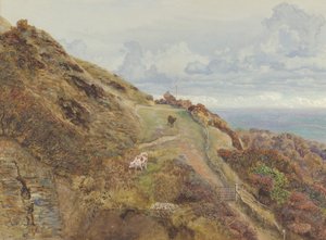 Bonchurch Downs, 1865. od John Brett