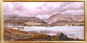Brodick Pier, 20. srpna 1886 (olej na plátně) od John Brett
