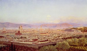 Florencie z Bellosguarda od John Brett