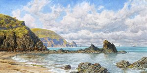 „Forest Cove, Cardigan Bay“, 1883 od John Brett