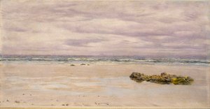 Kennack Sands, Cornwall, při odlivu, 1877 od John Brett