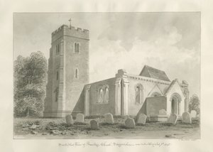Armitage Church: sépiová kresba od John Buckler