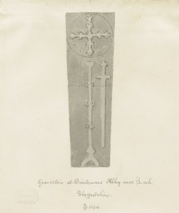 Dieulacres Abbey: sépiová kresba od John Buckler