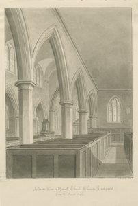 Lichfield - Interiér kostela St. Chad