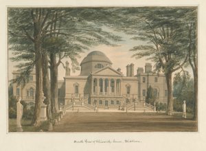 Middlesex - Chiswick House, 1822 od John Buckler