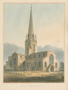 Oxfordshire - Bampton Church, 1802 od John Buckler