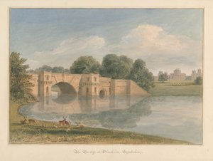 Oxfordshire - Blenheim [Palác] - Most od John Buckler