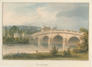 Oxfordshire - Henley upon Thames Bridge, 1826 od John Buckler