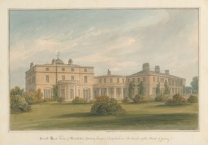 Oxfordshire - Middleton Stoney House, 1827 od John Buckler