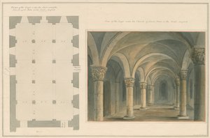Oxfordshire - Oxford - Krypta svatého Petra ve východním kostele, 1803 od John Buckler