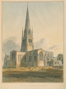 Oxfordshire - Witney Church, 1802 od John Buckler