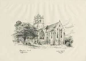 Pattingham Church: ?zincograph, nd [19. století] (tisk) od John Buckler