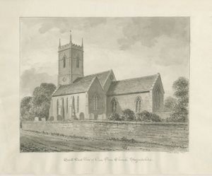 Penn Church: sépiová kresba od John Buckler