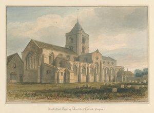 Sussex - Arundel Church, 1804 od John Buckler