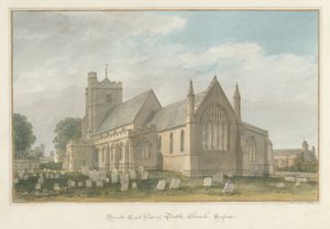 Sussex - Battle Church, 1824 od John Buckler