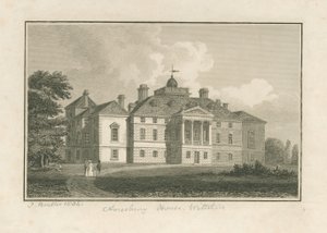 Wiltshire - Amesbury House: rytina od John Buckler