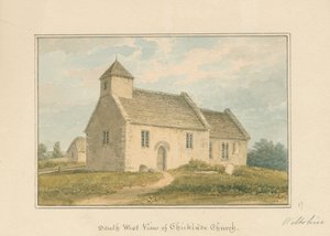 Wiltshire – kostel Chicklade, 1817 od John Buckler