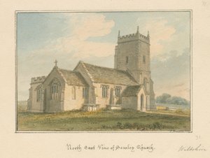 Wiltshire - Semley Church, 1817 od John Buckler