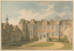 Yorkshire - York - interiér Heslington House, 1818 od John Buckler