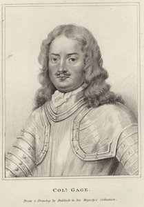 Rytina portrétu sira Henryho Gage od John Bulfinch