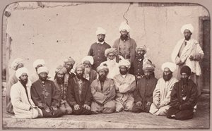 Sirdar Habeeboolah [sic] Gilzai a další Khans, 1879 od John Burke