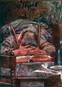 Christian (barevná litografie) od John Byam Liston Shaw