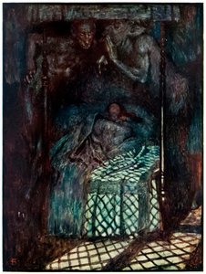 „Christianin sen“ z „Poutník“ Pokrok z tohoto světa, k tomu, co přijde“ od Johna Bunyana od John Byam Liston Shaw