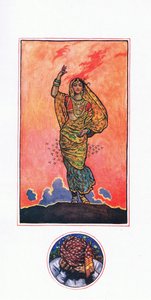 Reminiscence of Muhammad Akram, ilustrace ze zahrady Kama (a další texty z Indie), 1920 od John Byam Liston Shaw