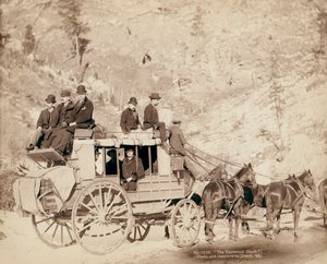 Deadwood Coach cestuje v Jižní Dakotě od John C. H. Grabill