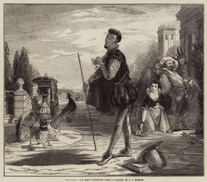 Malvolio ve Slunci, Dvanáctá noc od John Callcott Horsley