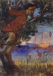 Ilustrace pro ostrov pokladů od John Cameron
