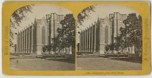 Katedrála svatého jména, Chicago, kolem roku 1870