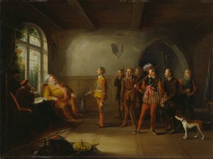 Falstaff a rekruti z "Jindřicha IV., část II"