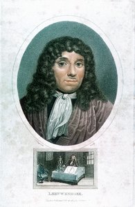 Anton van Leeuwenhoek 1632-1723, holandský mikroskop, c1810
