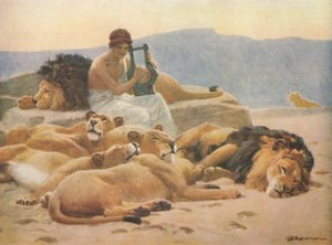 Orfeus a jeho loutna, konec 19.-začátek 20. století, 1914. od John Charles Dollman