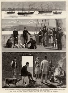 The Relief of Irish Distress, Návštěvní prohlídka HRH vévody z Edinburghu od John Charles Dollman