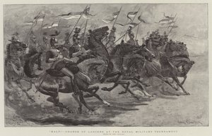 Stůj!, velitel kopiníků na Royal Military Tournament